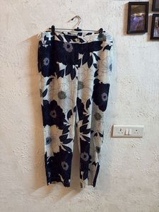 Floral Print Casual Pants