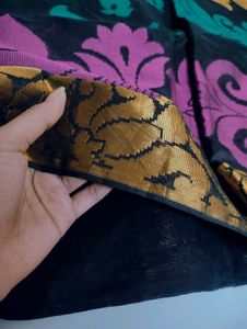 Black Lovers Saree 🖤 Traditional Look🔥