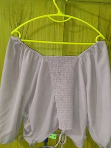 Mauve Draw String Top