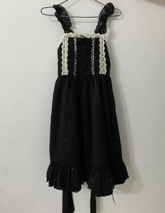 Highly Branded Black Lace Dress