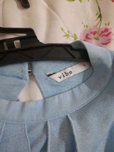 Sky Blue Layered Top L