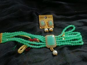 Combo Of 2 Choker Set , 5 Rubber... Colours Avail