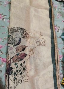 Lilac Floral Embroidered Fabric