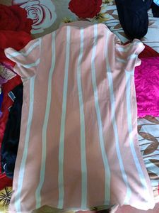 USPA Striped Polo Shirt