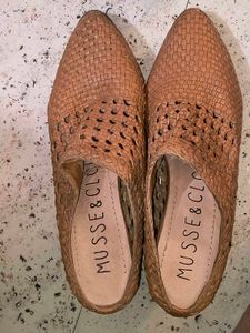 Woven Mule Heels