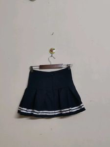 Pleated Mini Skirt
