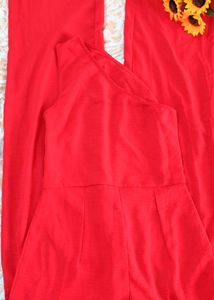 Chic Red Jumpsuit