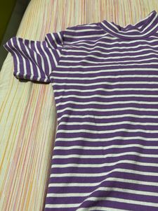 Striped Purple Tee