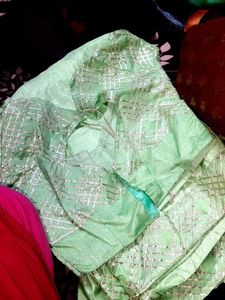 designer saree with blouse