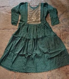 Green Vintage Style kurti