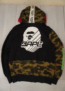 BAPE Camo Panel Zip Hoodie