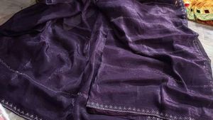 Elegant too tone Purple Saree