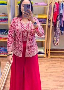 *PURE GEORGETTE INDO-WESTERN DRESS*