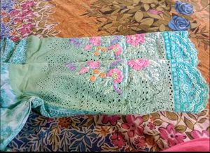 Beautiful Green Embroidered Salwar Suit