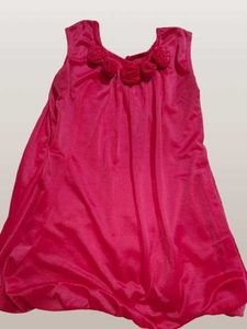 Hot Pink Cut Sleeves Top