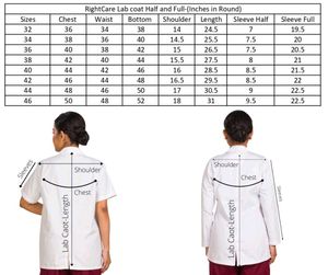 White Short Sleeve Lab Coat