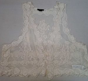 H&amp;M Lace Sheer Top