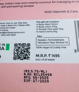 Brillare Rose Royale Gift Set