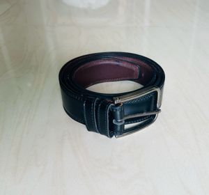 BLACK Leather Belt for Men