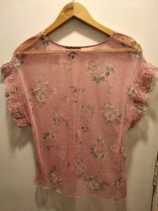 ZARA BEAUTIFUL MESH TOP