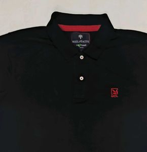 Woodland Black Polo T-shirt