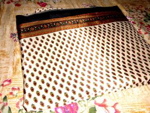 floral satin silk saree