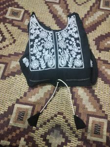 Elegant Black Trendy Frock Top