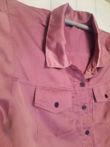 Boxy Cropped Shirt For Women