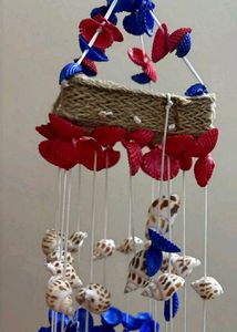 🆕Sheklkrafts Costal Seashell Windchime