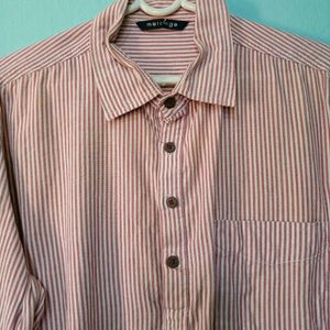 Melange Kurta Type Shirt.