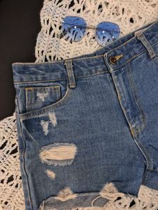 Denim Bule Shorts