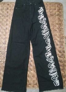 Statement Black Wide Leg Jeans For My Tall Girlies
