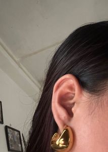 Gold Plated Dome Earrings