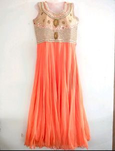 5 Dress Combo 2Set Staight Gown Orange Golden