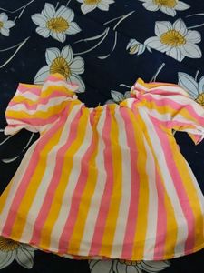 Striped Off-Shoulder Top