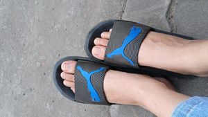 Puma Blue Logo Slides