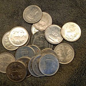 FSS 10p, 25p, 50p And 1R Coins Lotte (80 Pcs)