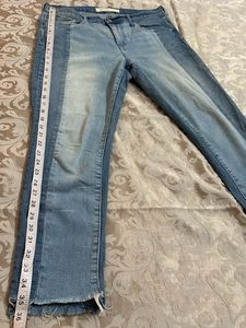 Gap Two-Tone Cropped Jeans