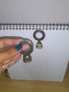 Oxidized Jhumka