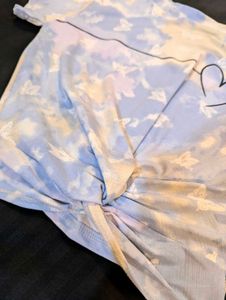 Sky Blue Knotted Top