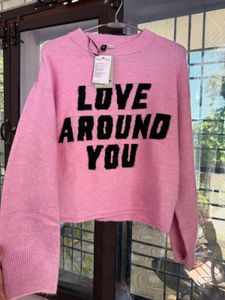 H&M NEW Pink Oversized Jumper /Size-S