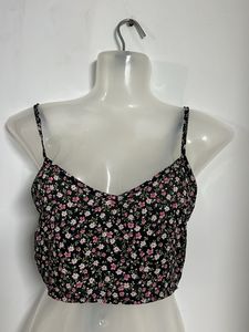 Floral Tie-Front Cami Top