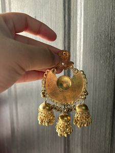 Antique Jhumka Earrings With Light Weight