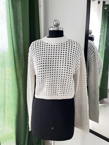 H&M Crochet Knit Top