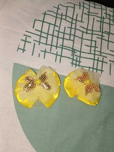 Cute Little Yellow Pins For Baby Gurls Or Girls💛