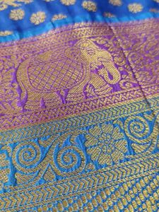 Blue Saree