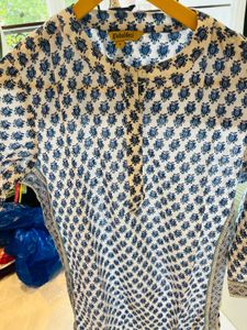 Elegant Blue Printed Kurta