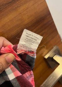Max Multi Color Pink Shirt With Pockets