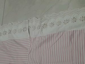 Pink white  Striped Aline kurta