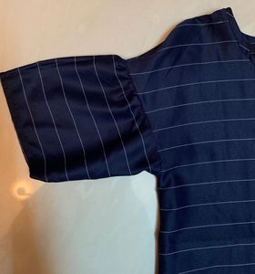 Striped Navy Dress